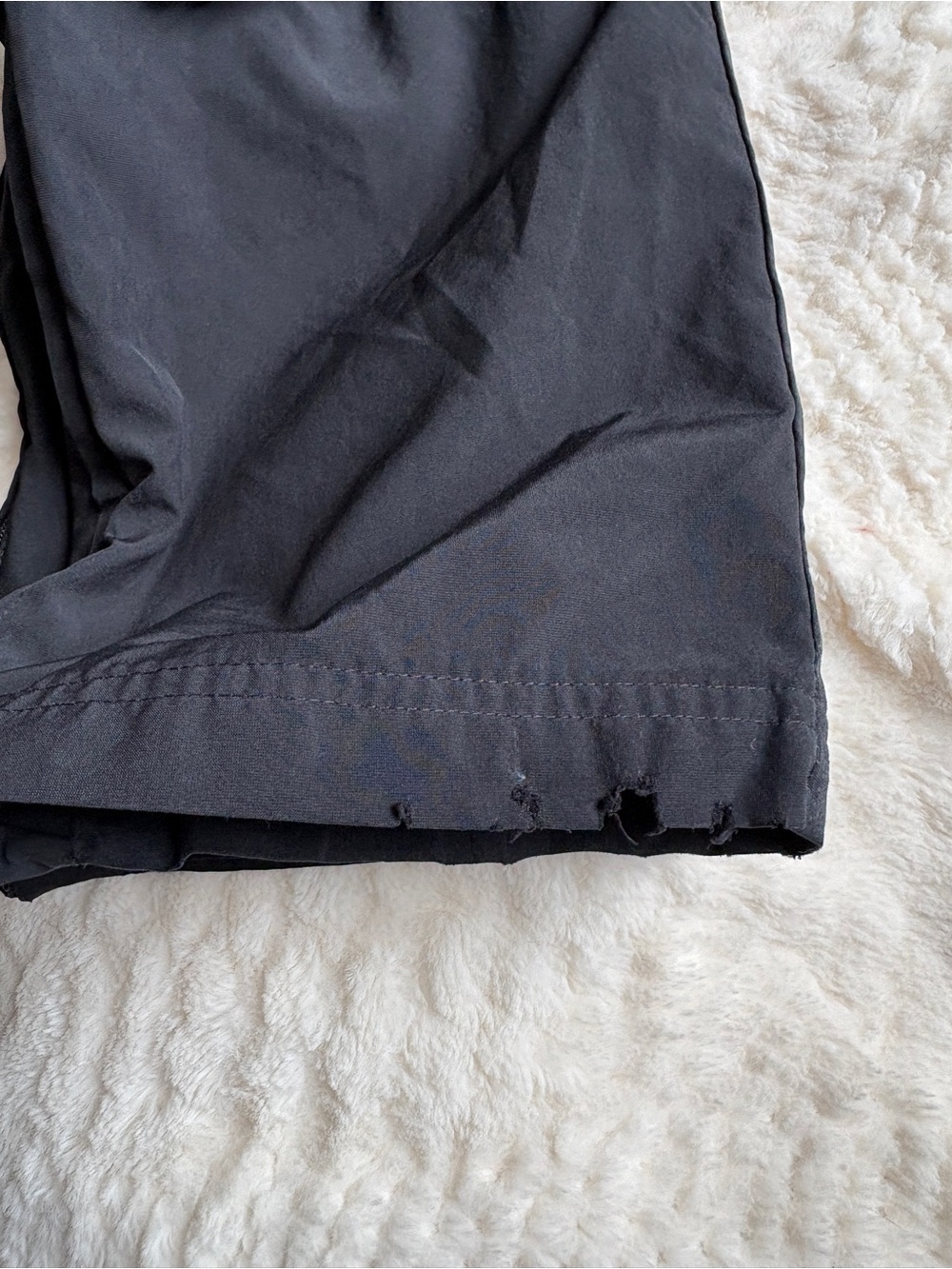 Men’s Nike Black Track Pants with Ankle Zip/Mesh Lining -Small - Picture 7 of 8